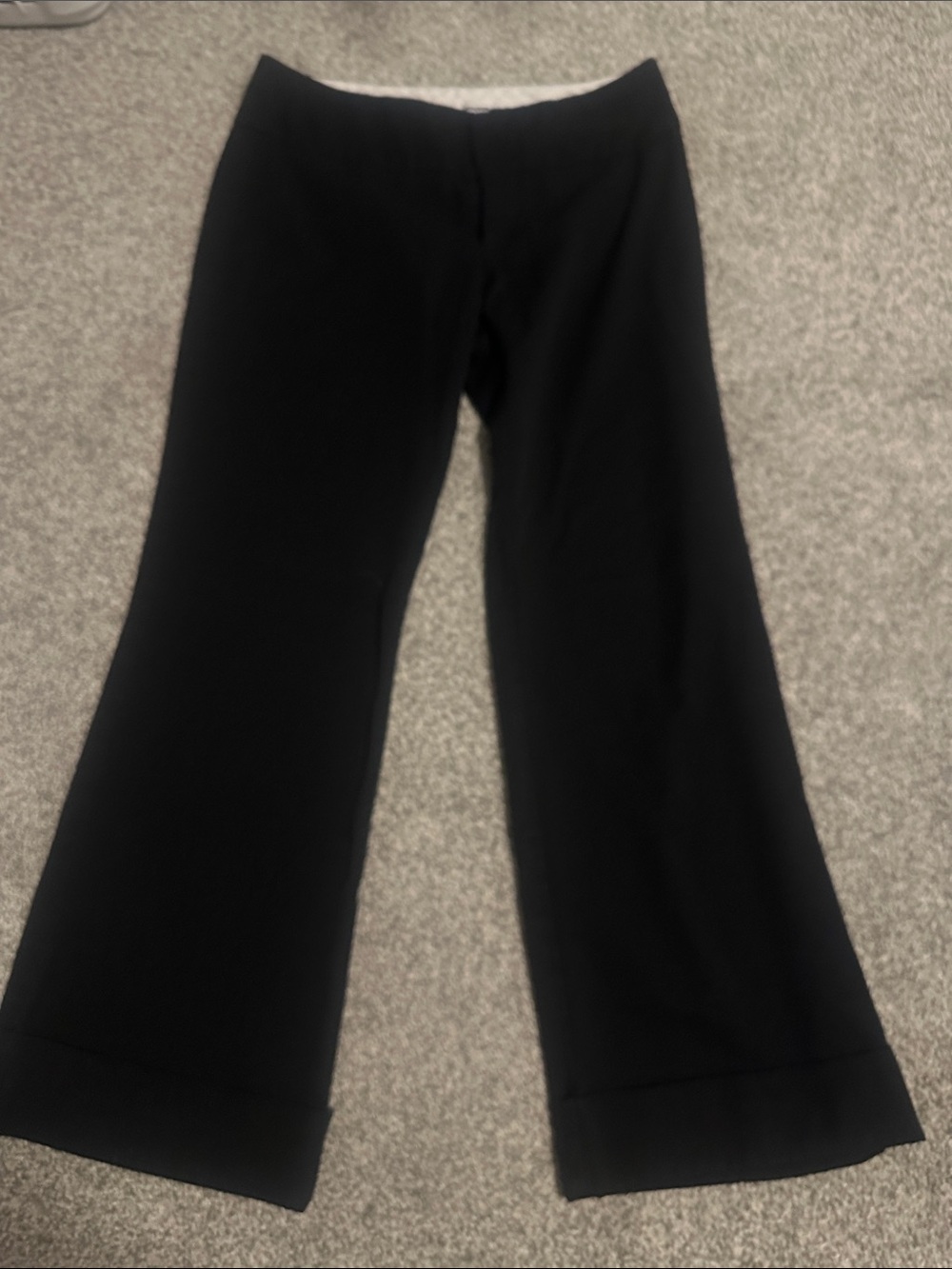 Black Wide-Leg  Pants - Classic Comfort
